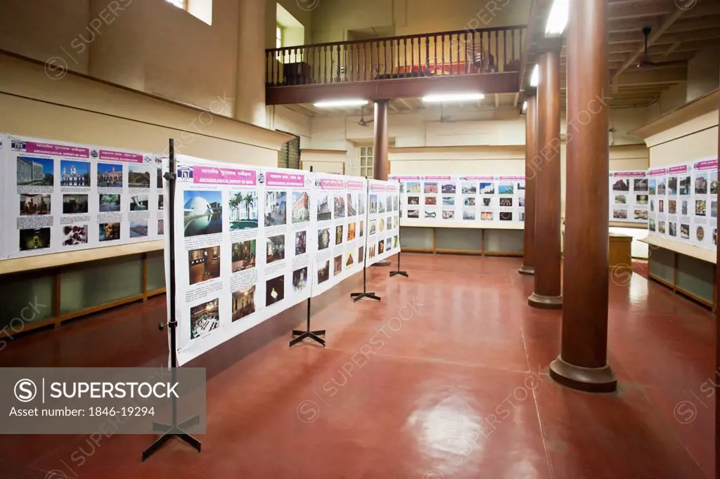 Interiors of a museum, Fort Museum, Fort St. George, Chennai, Tamil Nadu, India