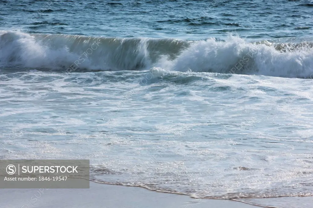 Waves on the beach, Arabian Sea, Kerala, India