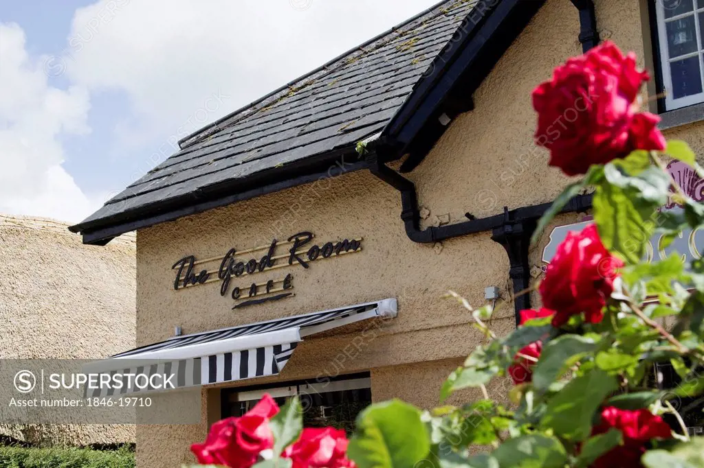 Low angle view of a cafe, The Good Room Cafe, Adare, County Limerick, Republic of Ireland