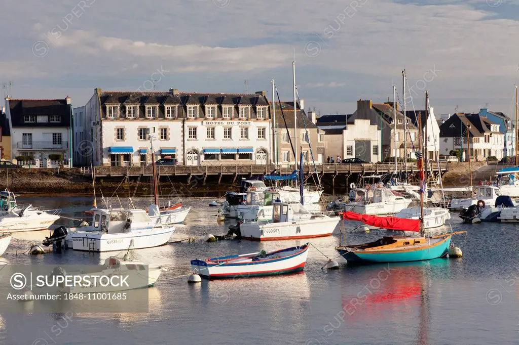 Port of Guilvinec, Finistere, Brittany, France