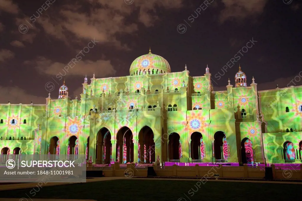 Sharjah Light Festival, Islamic Museum of Civilization, Sharjah, Emirate of Sharjah, United Arab Emirates