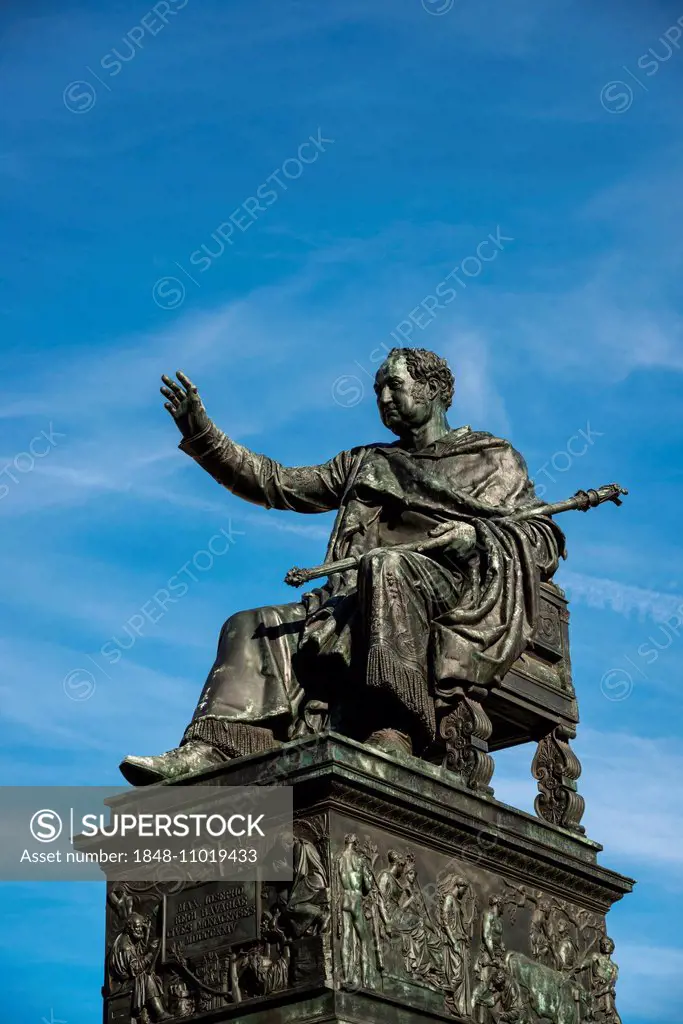 Monument to King Maximilian I Joseph of Bavaria, Munich, Upper Bavaria, Bavaria, Germany
