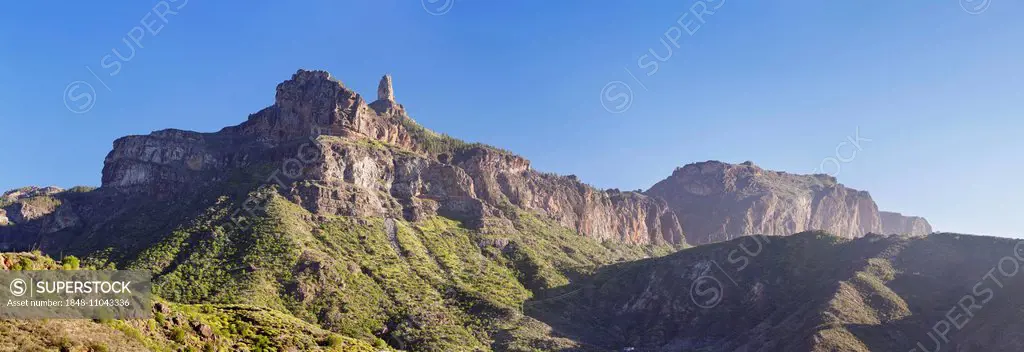 Roque Nublo rock formation, Gran Canaria, Canary Islands, Spain