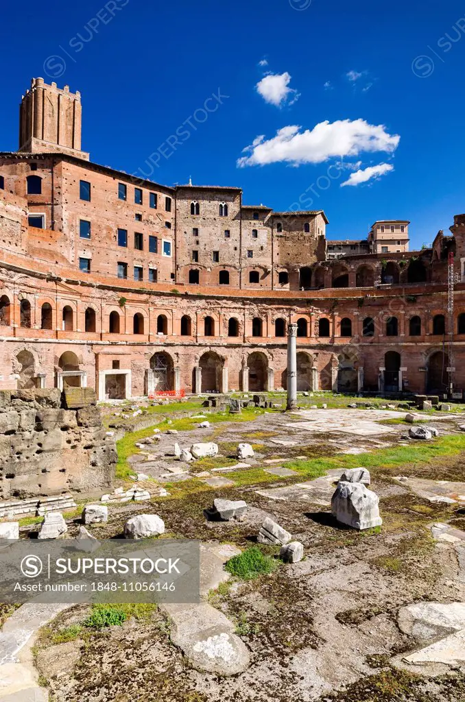 Trajan's Market, Mercati di Traiano, Trajan's Forum, Foro di Traiano, Roman Forum, Rome, Lazio, Italy