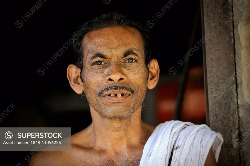 Man, portrait, Kerala, South India, India