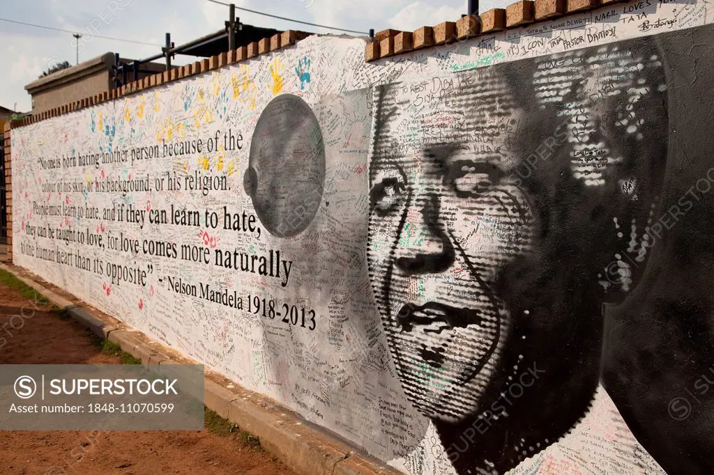 Memorial to Nelson Mandela, Soweto, Johannesburg, Gauteng, South Africa