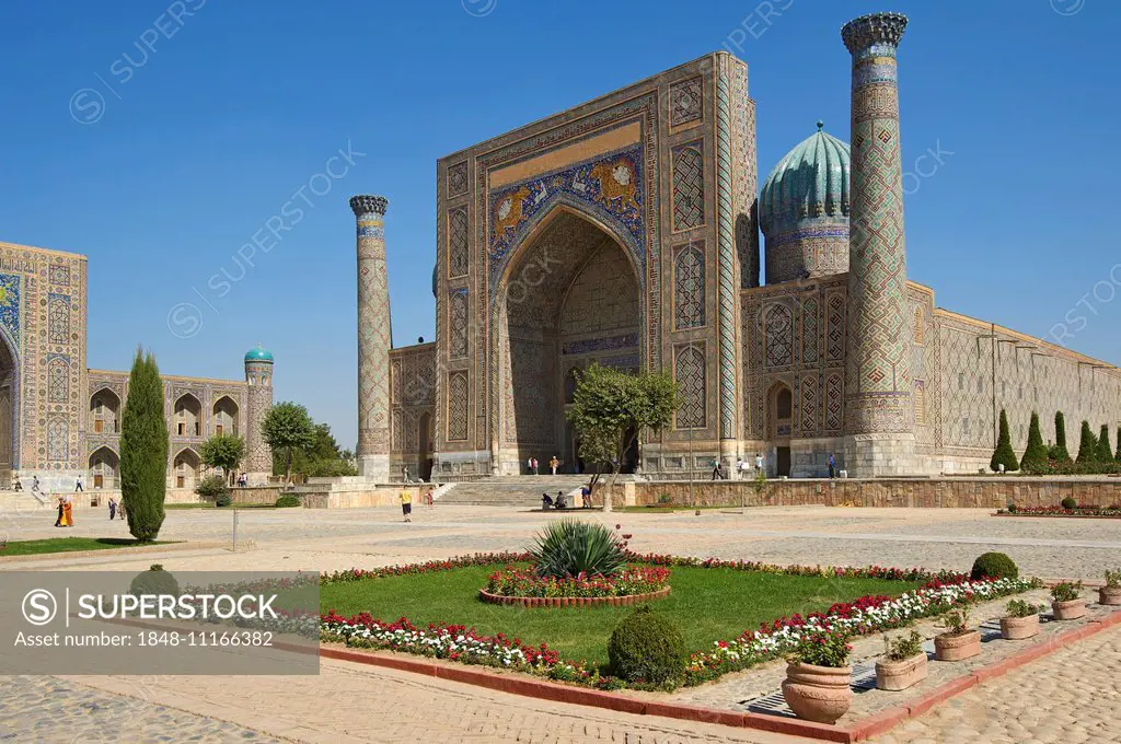 Sher-Dor Madrasah, Registan, Samarkand, Uzbekistan