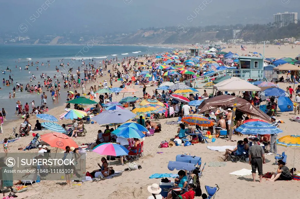 Santa Monica Beach, Santa Monica, Kalifornien, USA