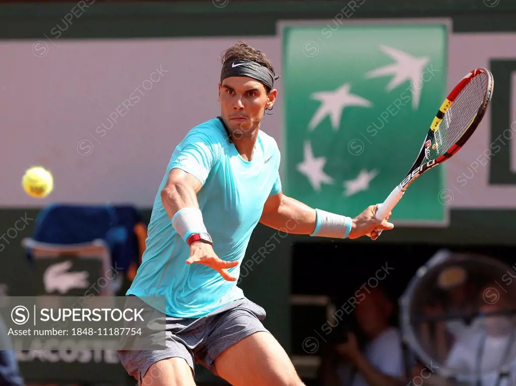 Rafael Nadal, ESP, 2014 French Open, Roland Garros, Paris, France