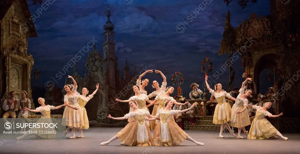 Performance of the ballet Coppelia, English National Ballet, London Coliseum, London, England, United Kingdom