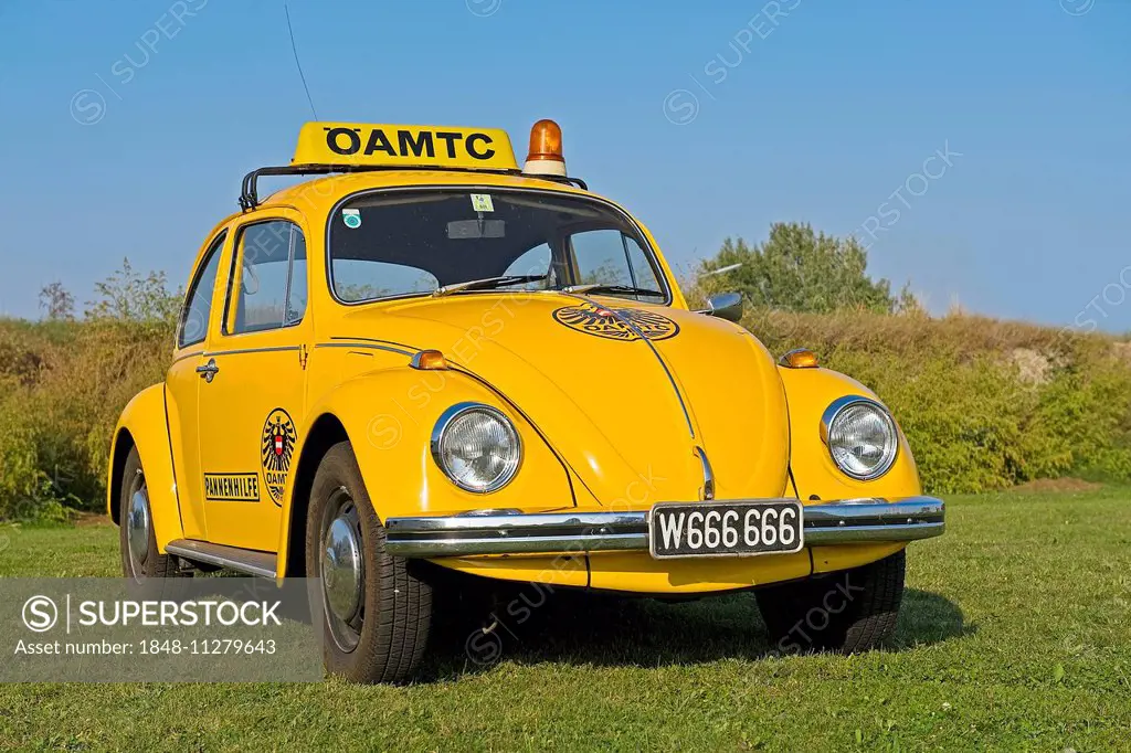 ÖAMTC breakdown assistance, Vintage Volkswagen Beetle