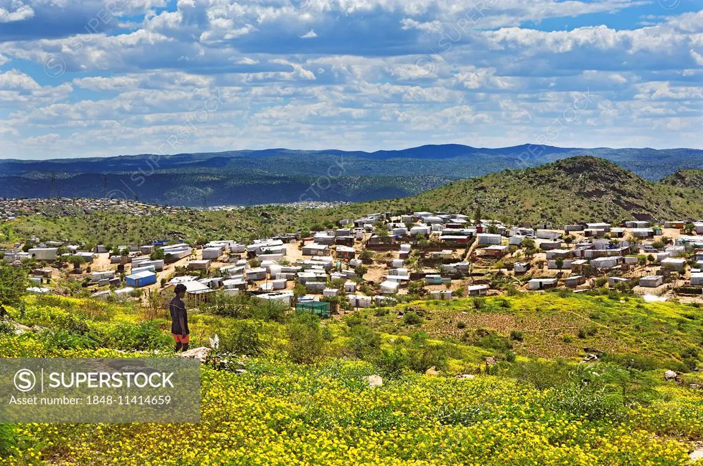 Katutura, the slum district of Windhoek, Namibia