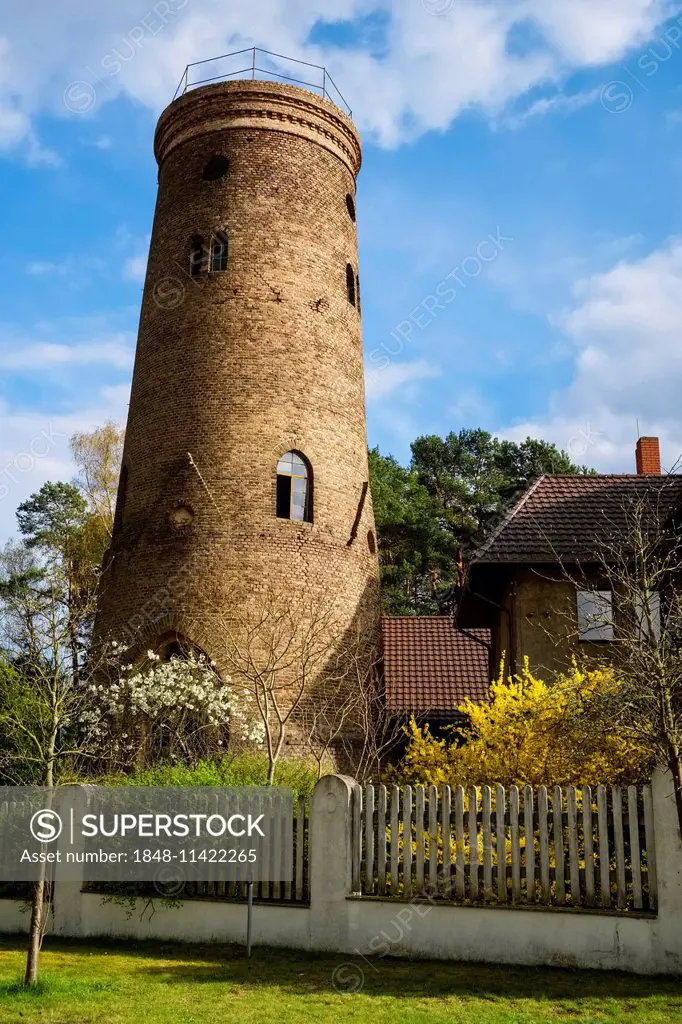 Water tower in Bad Saarow, Brandenburg, Germany