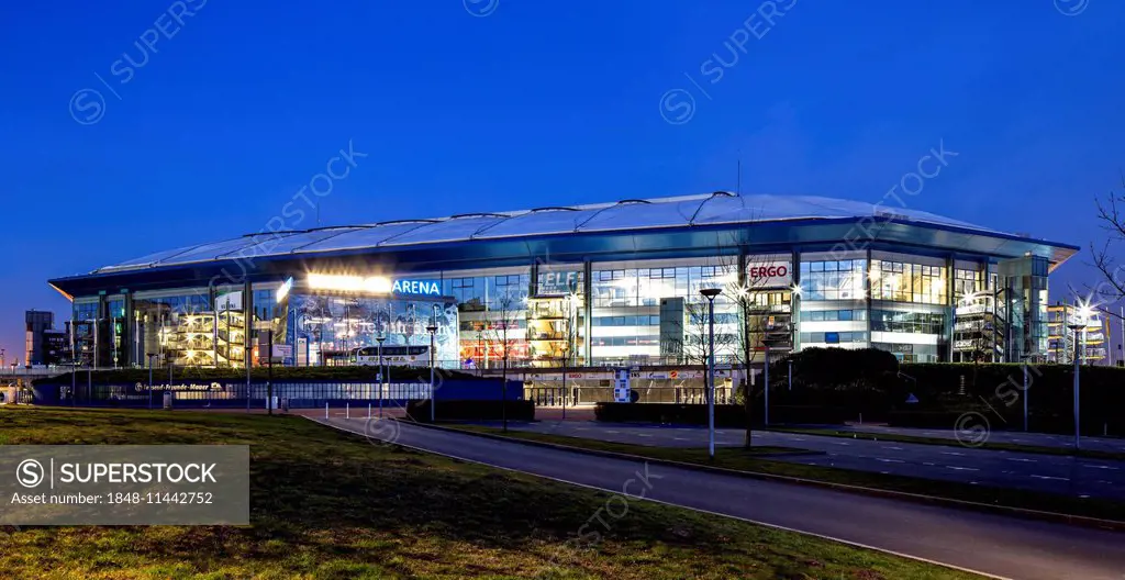 Veltins-Arena, Arena AufSchalke, football stadium and multi-purpose hall, Gelsenkirchen, Ruhr district, North Rhine-Westphalia, Germany
