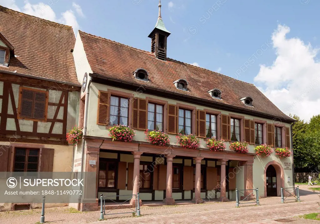 Museum, birthplace of Albert Schweitzer, Kaysersberg, Alsace, France