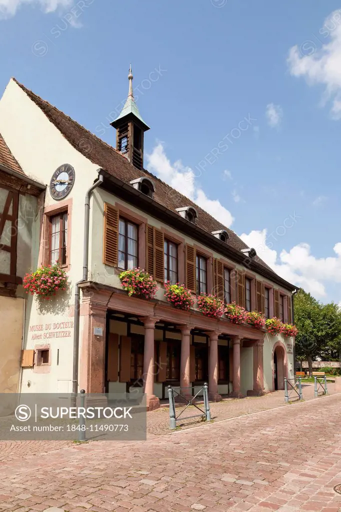 Museum, birthplace of Albert Schweitzer, Kaysersberg, Alsace, France