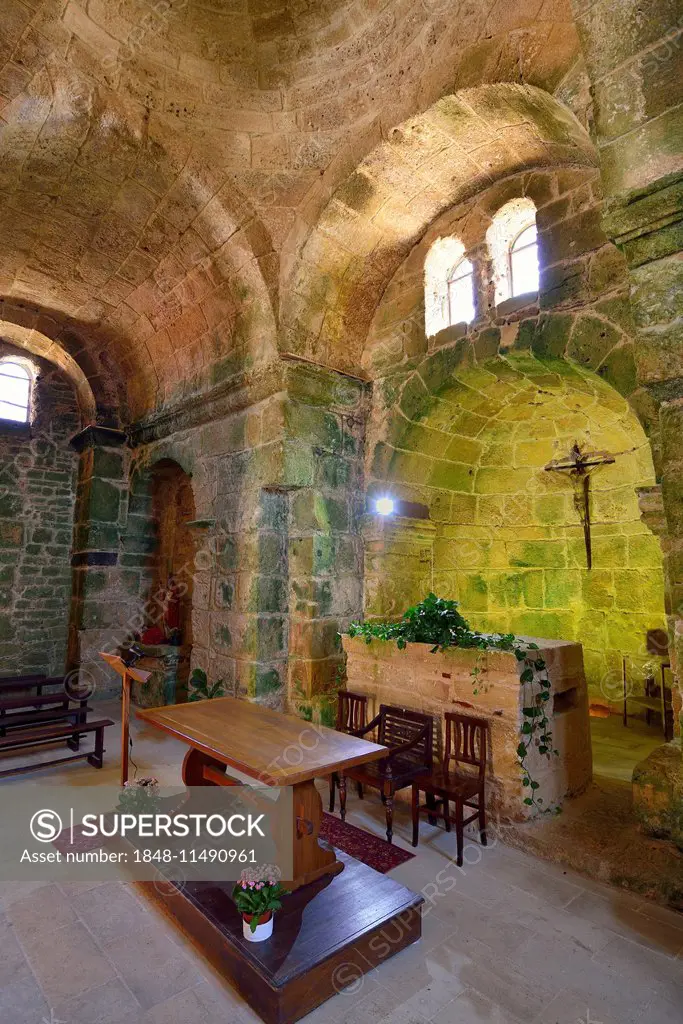Byzantine church of San Giovanni di Sinis, Sinis peninsula, Sardinia, Italy, Europe