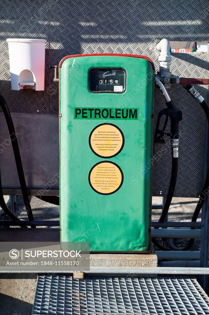 Petrol pump, Qeqertarsuaq, Greenland