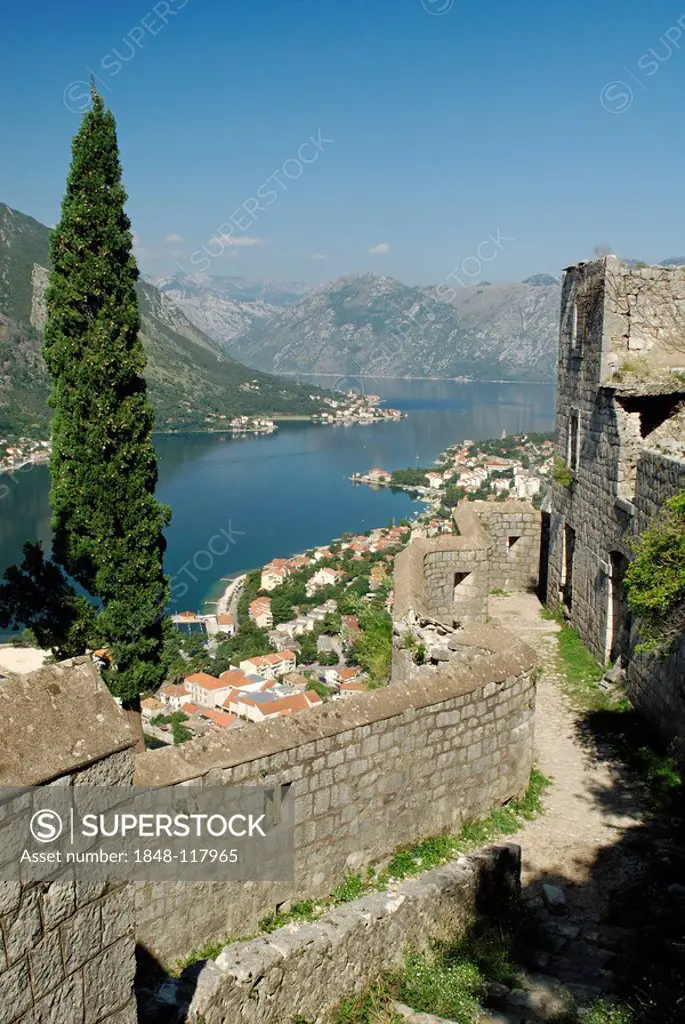 Town of Kotor, Kotor Bay, Unesco World Heritage Site, Montenegro, Crna Gora, Balkans