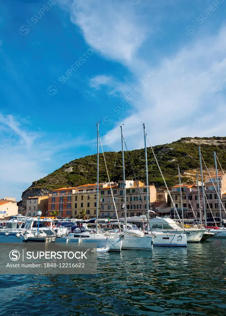Port, Bonifacio, Corsica, France
