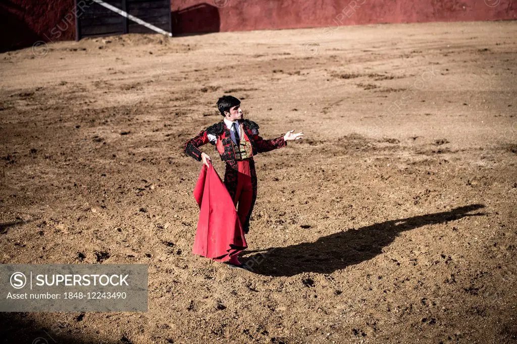 Bullfighter, bullfighting, El Barco de Avila, Avila, Spain