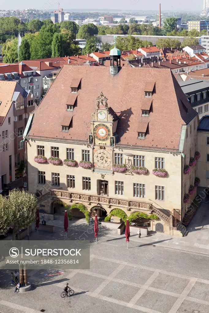 City Hall in the market square, Heilbronn, Baden-Württemberg, Germany