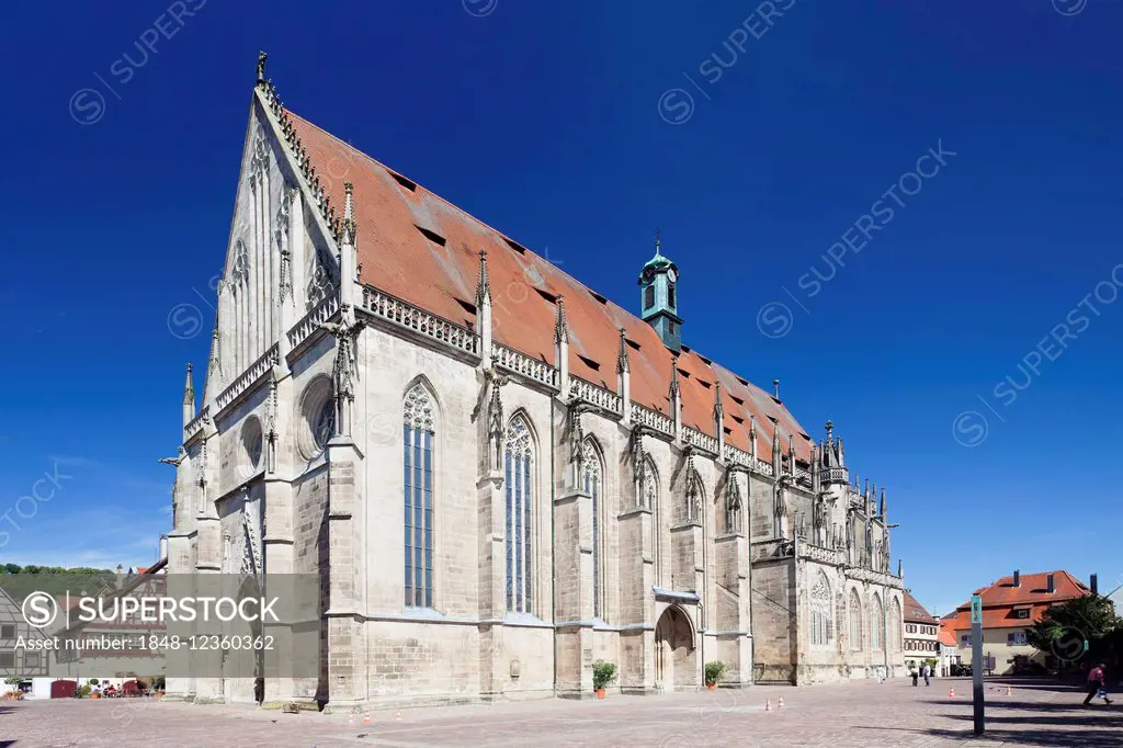 Heilig-Kreuz-Münster, or Holy Cross Cathedral, Schwäbisch Gmünd, Baden-Württemberg, Germany