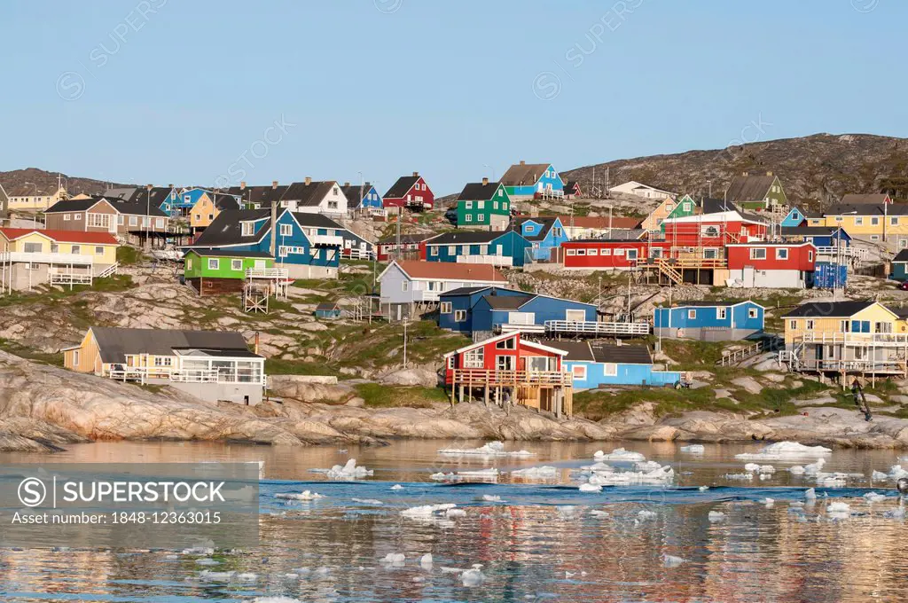 Cityscape of Ilulissat, West Greenland, Greenland
