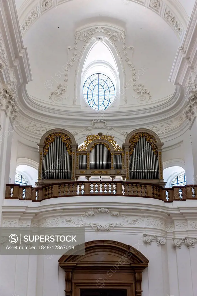 Interior of the Collegiate Church, Salzburg, Salzburg State, Austria