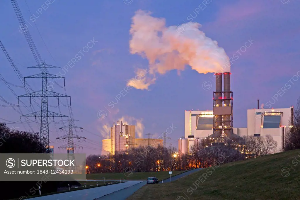 Coal-fired power plant, Moorburg, Hamburg, Germany