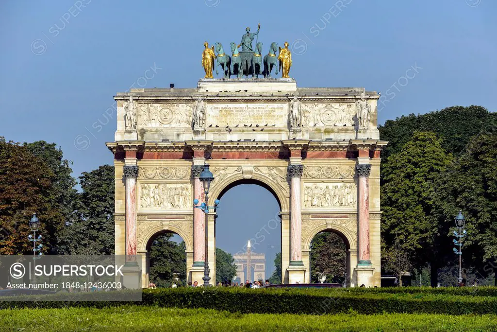 Arc de Triomphe du Carrousel, Arc de Triomphe, Paris, France