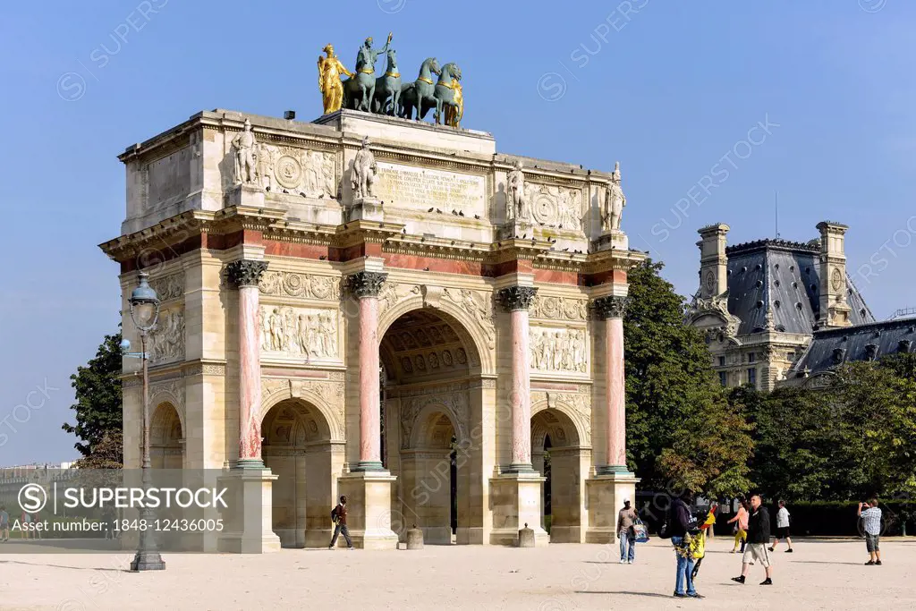 Arc de Triomphe du Carrousel, Arc de Triomphe, Paris, France