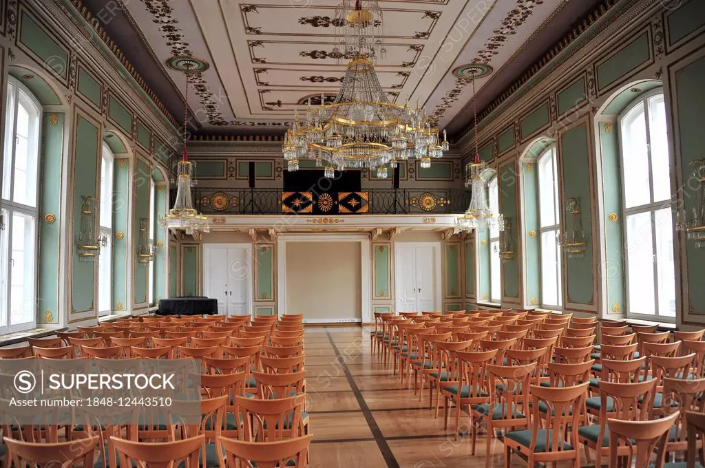 Hall, Grand Ducal Palace, Bad Doberan, Mecklenburg Vorpommern, Germany