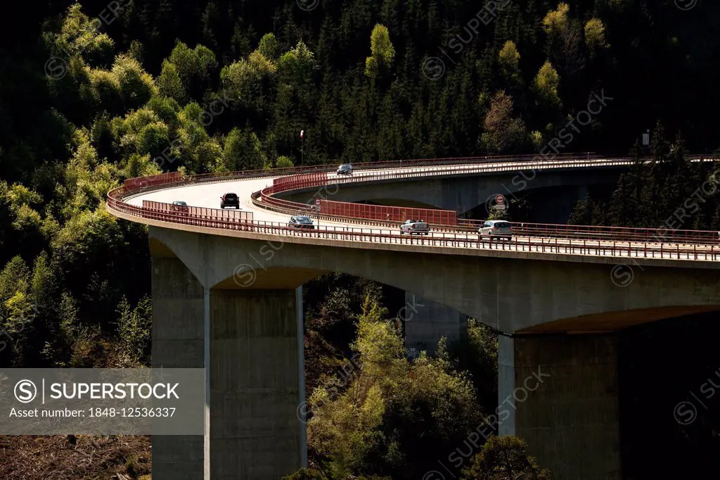 Gutach Valley Bridge, federal road 31, near Titisee-Neustadt, Black Forest, Baden-Württemberg, Germany