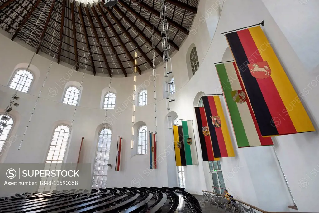 Plenary Hall, Paulskirche, St. Paul's Church, Frankfurt, Hesse, Germany