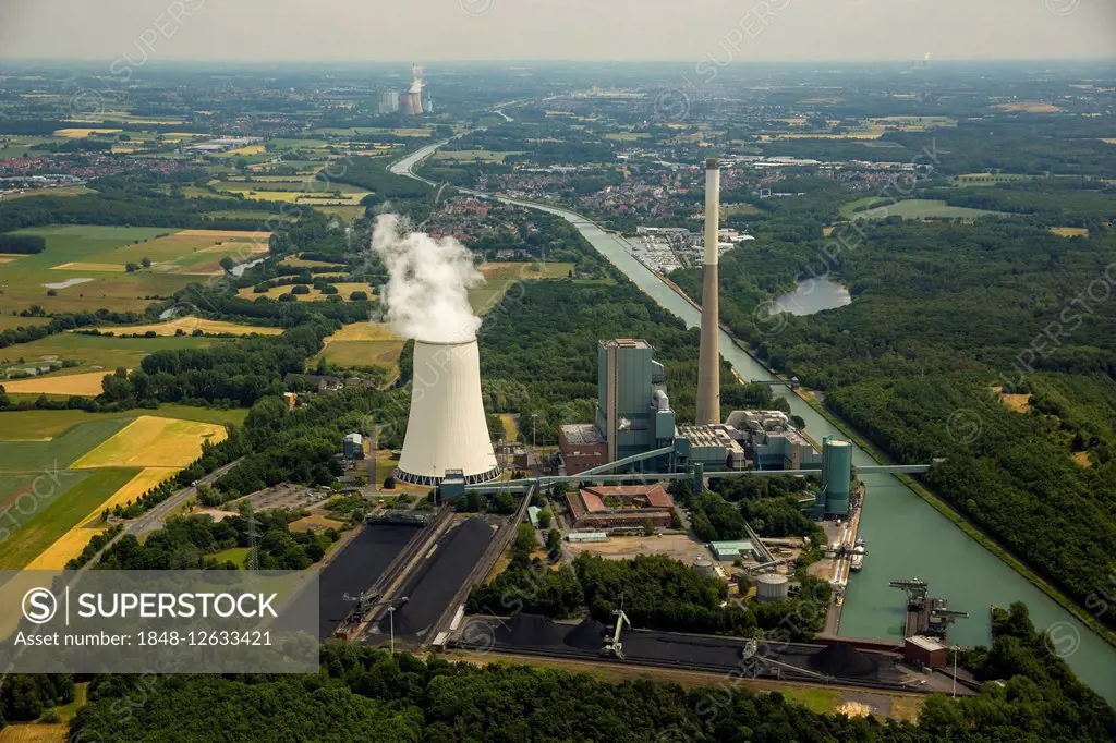 Bergkamen Heil power plant, Bergkamen, Ruhr district, North Rhine-Westphalia, Germany