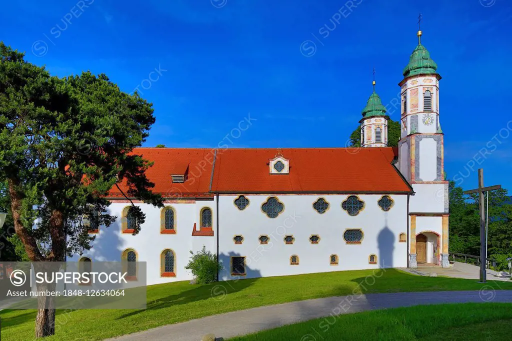 Holy Cross Church, Bad Tölz, Upper Bavaria, Bavaria, Germany