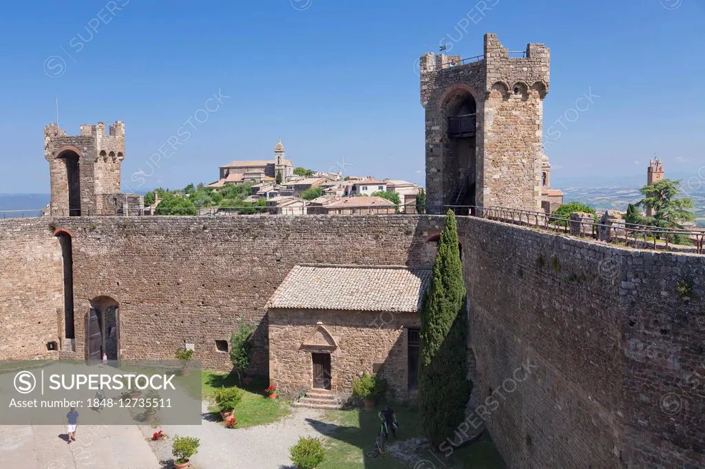 Rocca di Montalcino fortress, Montalcino, Tuscany, Province of Siena, Italy