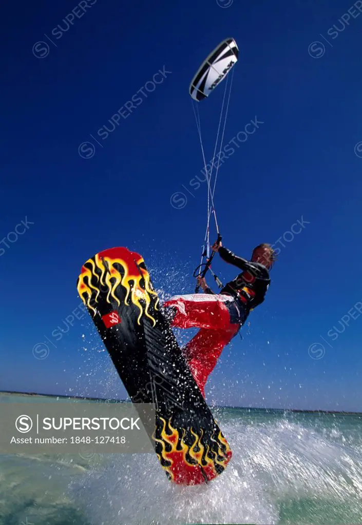Kitesurfing, Djerba, Tunisia, Africa