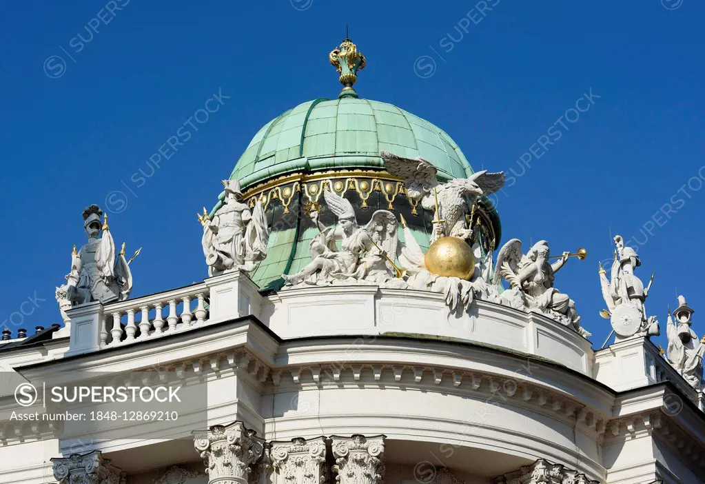 Hofburg Palace, dome, Vienna, Austria