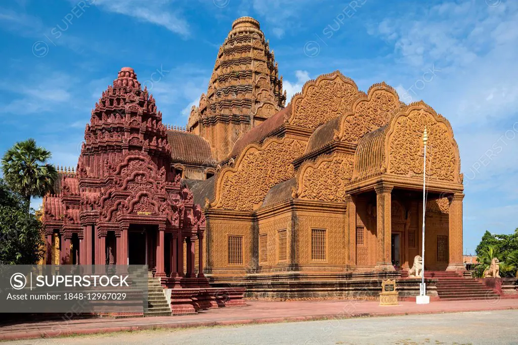 Angkor Park, Wat Prasat Sowann Thamareach Temple, Sangkat Ponhea Pon, Ponhea Lueu District, Phnom Penh, Cambodia