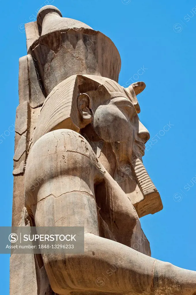 Pharaoh statue, Karnak Temple, Karnak, Luxor, Egypt