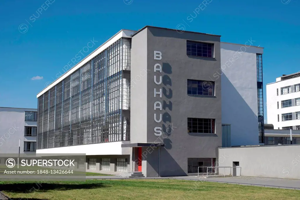 Bauhaus Dessau, Dessau, Dessau-Roßlau, Saxony-Anhalt, Germany