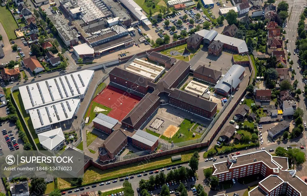 Herford Prison, largest juvenile correctional facility, Kreuzbau-Preußisches penitentiary, Herford, North Rhine-Westphalia, Germany