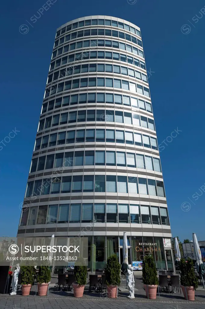 Modern high-rise building, Merianforum, Nuremberg, Middle Franconia, Bavaria, Germany