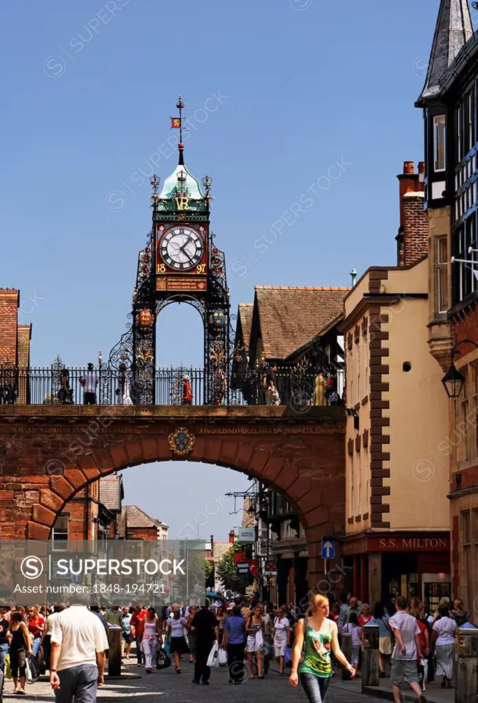 Eastgate Clock, Chester, Cheshire, Great Britain
