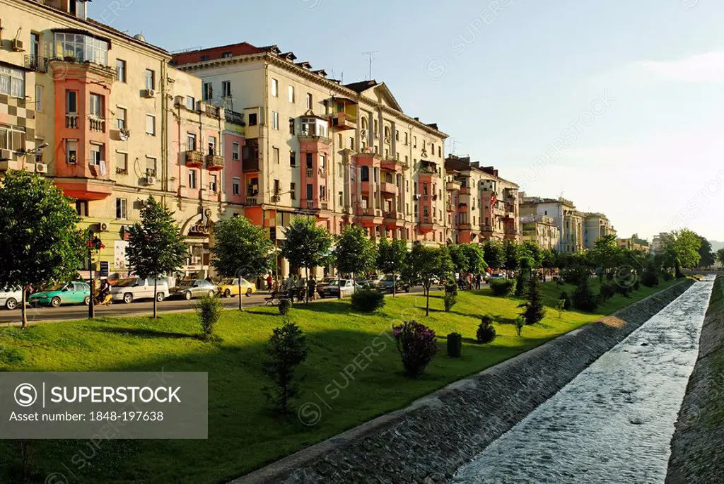 Bajram Curri Boulevard, Tirana, Albania, the Balkans, Europe