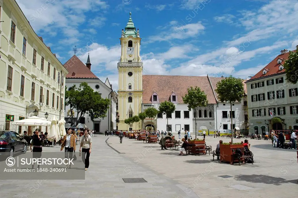 Old Town Hall, main square, Bratislava, Slovakia