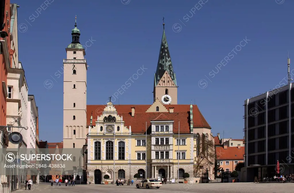 Old Town Hall, Ingolstadt, Bavaria, Germany, Europe