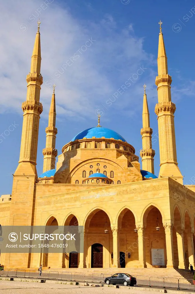 Khatem al-Anbiyaa Mosque, Beirut, Lebanon, Middle East, Orient